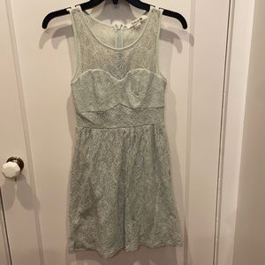 Forever 21 lace dress mint green